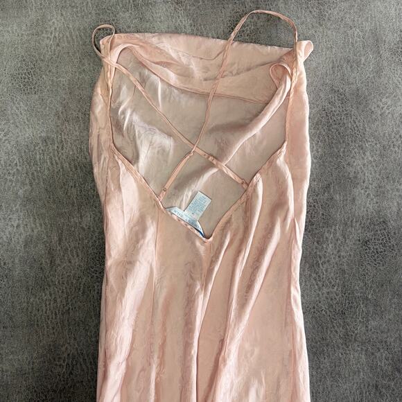 Vintage Silk Floral Maxi Slip Dress - Picture 5 of 6